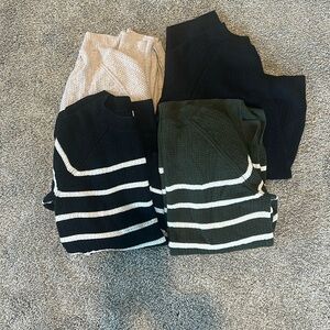 4 Old Navy Waffle Tunic Sweaters